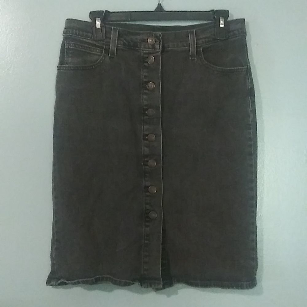 Levis button fly skirt